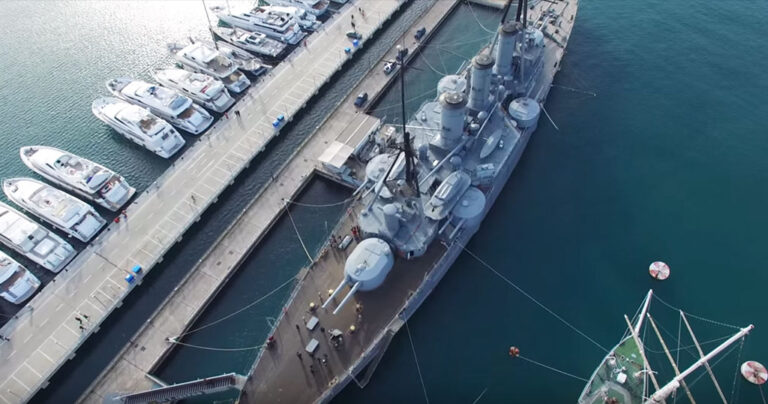 Η μαρίνα Φλοίσβου μέσα από ένα καταπληκτικό εναέριο βίντεο!