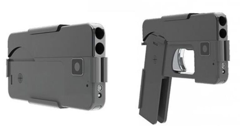 Αυτό το αμφιλεγόμενο όπλo με δυο κάννες διπλώνει σαν ένα κανονικό κινητό.