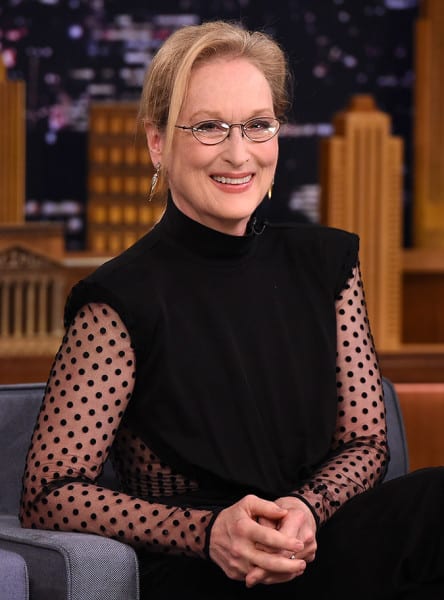 NEW YORK, NY - AUGUST 03: Meryl Streep Visits "The Tonight Show Starring Jimmy Fallon" at Rockefeller Center on August 3, 2015 in New York City. (Photo by Theo Wargo/NBC/Getty Images for "The Tonight Show Starring Jimmy Fallon")