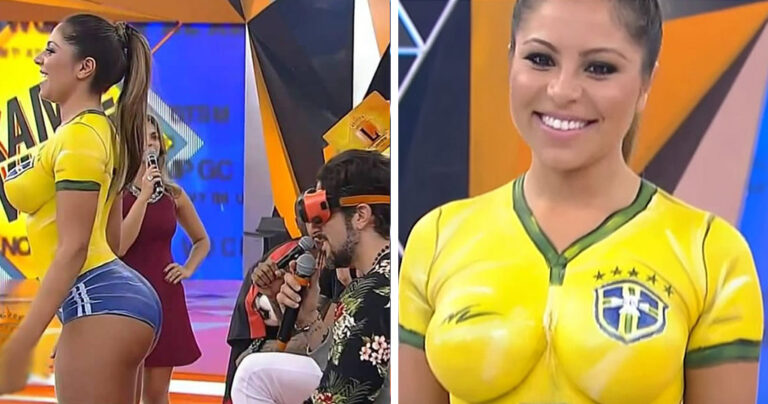 Τηλεπαιχνίδι στην Βραζιλία: Αυτή η Βραζιλίανα φοράει μπλουζάκι ή είναι αποτέλεσμα body painting;