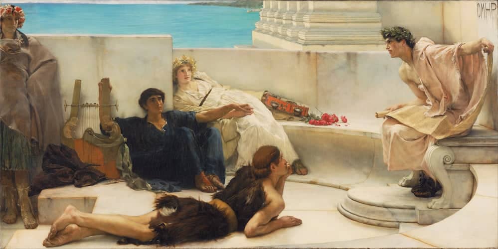 Sir_Lawrence_Alma-Tadema,_English_(born_Netherlands)_-_A_Reading_from_Homer_-_Google_Art_Project