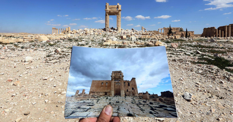 Πριν και μετά τον ISIS: Θλιβερές φωτογραφίες των κατεστραμμένων ιστορικών μνημείων της Συρίας.