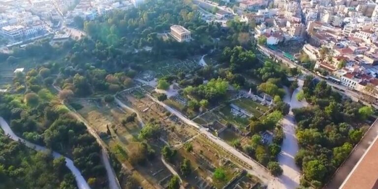 Η Αρχαία Αγορά της Αθήνας μέσα από ένα εντυπωσιακό εναέριο βίντεο.