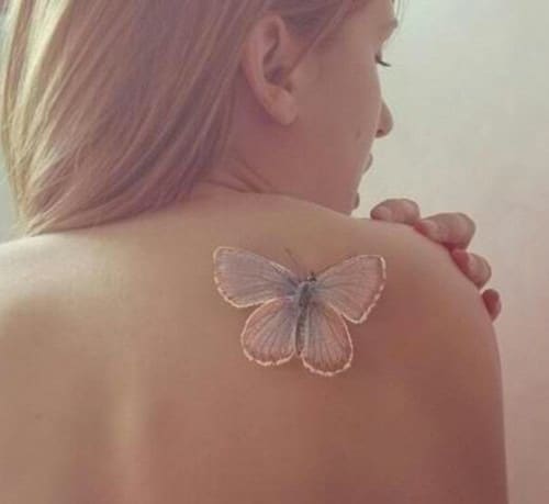 cute-butterfly-white-ink-tattoo-500x459
