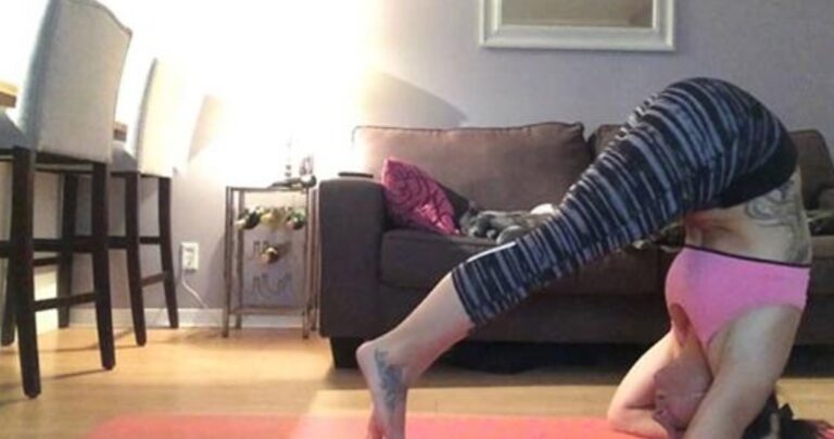 Αυτή η κοπέλα έκανε Yoga όταν συνέβη κάτι αναπάντεχο!