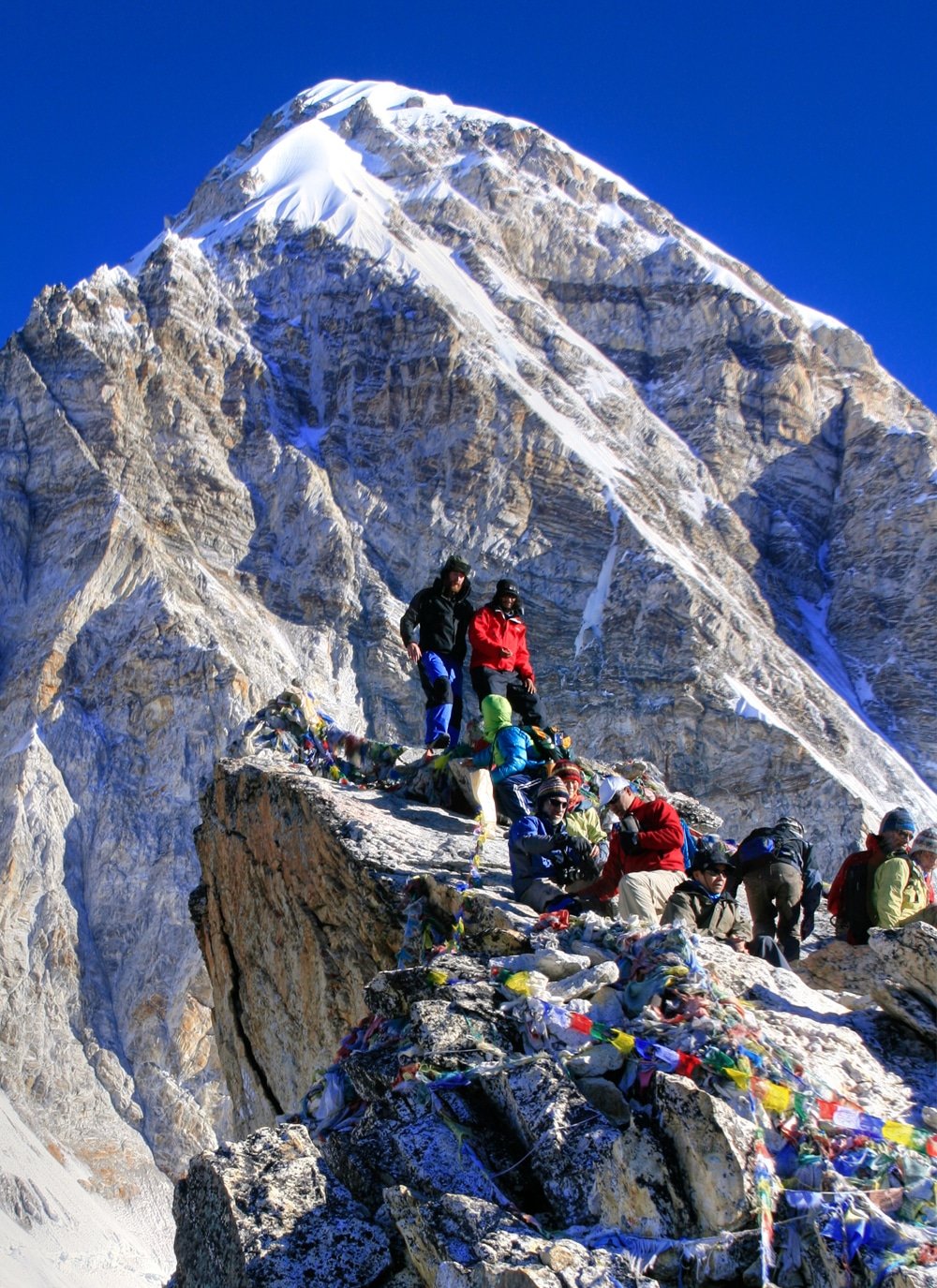 Tenzing Norgay (29 May 1914 ¬Ц 9 May 1986), referred to as Sherpa Tenzing, was a Nepalese Sherpa mountaineer. Sir Edmund Percival Hillary KG ONZ KBE (20 July 1919 ¬Ц 11 January 2008) was a New Zealand mountaineer, explorer and philanthropist. On 29 May 1953, Hillary and Nepalese Sherpa mountaineer Tenzing Norgay became the first climbers to reach the summit of Mount Everest. Hillary took the famous photo of Tenzing posing with his ice-axe, according to Tenzing's autobiography Man of Everest, when Tenzing offered to take Hillary's photograph Hillary declined: (Photo by: Universal History Archive/UIG via Getty Images)