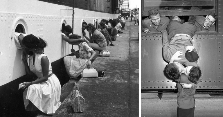 60 ιστορικές φωτογραφίες αγάπης κατά τη διάρκεια του πολέμου
