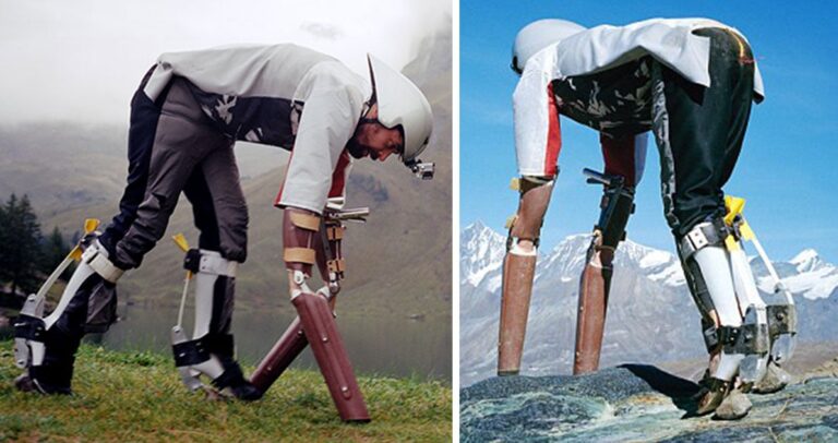 O άντρας που εγκατέλειψε τη ζωή του στο Λονδίνο για να γίνει μια πραγματική κατσίκα στην Ελβετία.