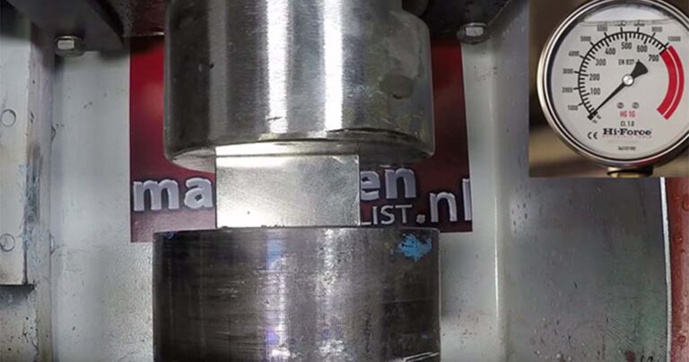 Η υδραυλική πρέσα επιτέλους νικήθηκε!