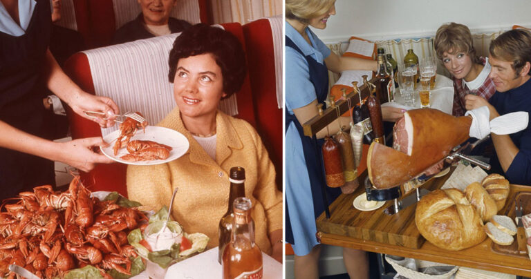 Έτσι ήταν τα γεύματα στο αεροπλάνο από 1950 ως το 1980.