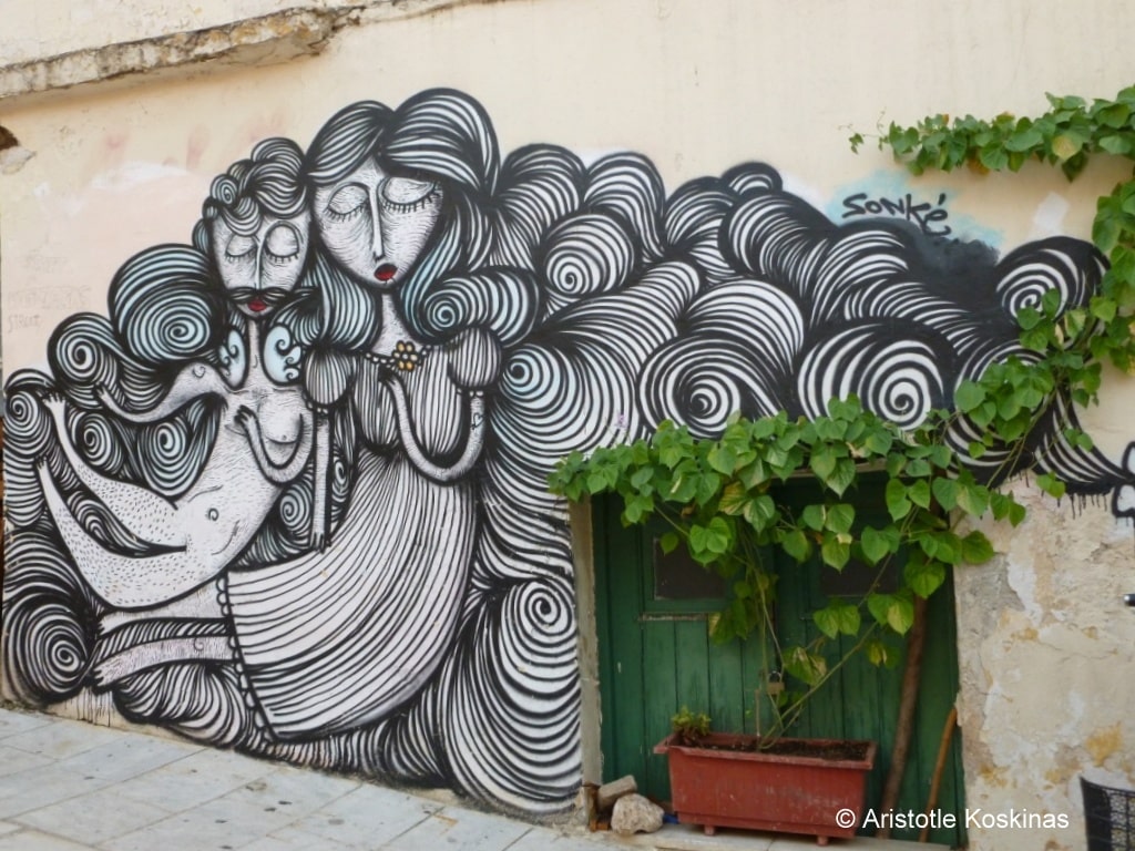 princess-graffiti-plaka-athens-greece