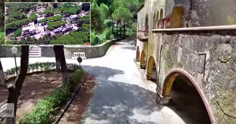 Το ιταλικό χωριό-φάντασμα της Ελλάδας σε ένα νοσταλγικό εναέριο βίντεο.