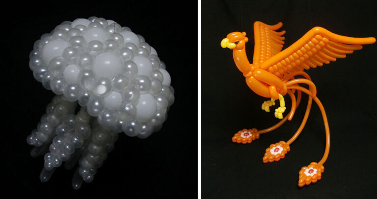 Ιάπωνας καλλιτέχνης δημιουργεί εκπληκτικά δημιουργήματα ζώων από μπαλόνια.