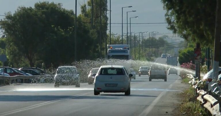 Στην εθνική οδό της Κρήτης χαρίζουν δωρεάν πλύσιμο αυτοκινήτου σε όλους!