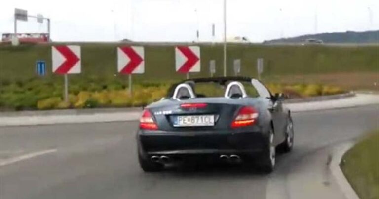 Mercedes μπλοκάρει ασθενοφόρο με επείγον περιστατικό