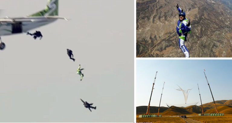 Ατρόμητος κασκαντέρ πήδηξε από τα 25.000 πόδια έζησε και έκανε ιστορικό ρεκόρ!