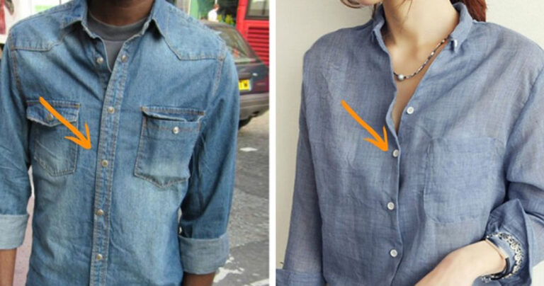 Γιατί τα κουμπιά στα ανδρικά πουκάμισα βρίσκονται στην αντίθετη πλευρά από τα γυναικεία;