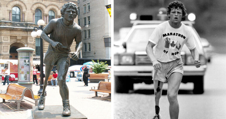 O 21χρονος Καναδός με το ένα πόδι που έτρεχε για να αφυπνίσει τον κόσμο σχετικά με τον καρκίνο