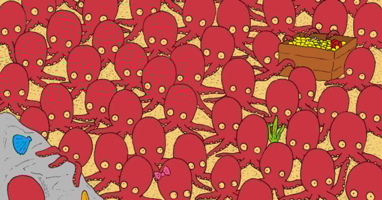 KOYIZ: Μπορείτε να βρείτε το κρυμμένο ψάρι ανάμεσα στα χταπόδια;