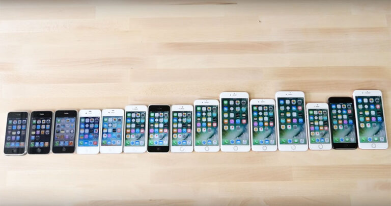 Συγκρίνοντας όλα τα iPhone που έχουν κυκλοφορήσει
