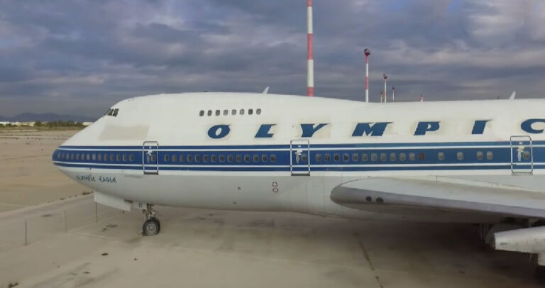 Τα εγκαταλελειμμένα αεροπλάνα της Ολυμπιακής στο Ελληνικό μέσα από ένα εναέριο βίντεο.
