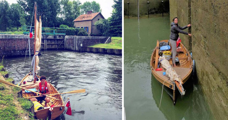 Ζευγάρι ταξίδεψε από την Αγγλία στην Γαλλία με σκάφος που κατασκεύασαν μόνοι τους