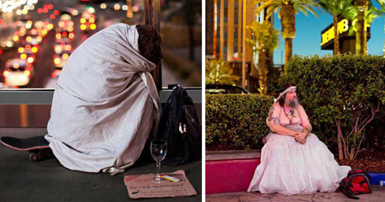 Φωτογράφος καταγράφει την θλιβερή πλευρά του Λας Βέγκας