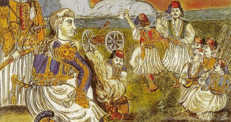 Ο ιστορικός λόγος του Κολοκοτρώνη στην Πνύκα.