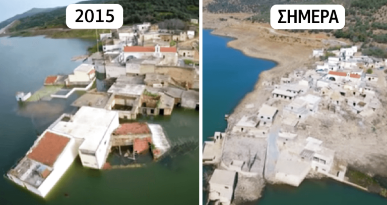 To χωριό στην Κρήτη που αναδύεται αντί να βουλιάζει.
