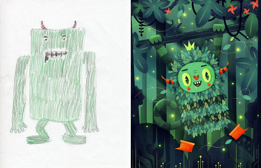 kids-drawings-inspire-artists-monster-project-2-58359e810adb1__880