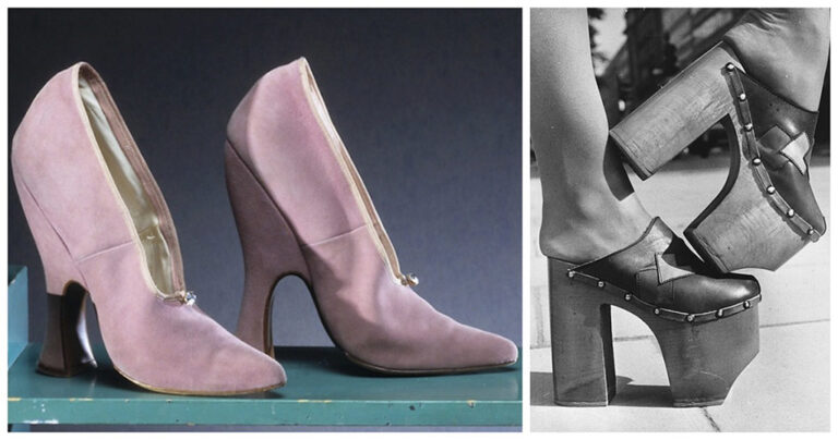 9 θεότρελοι τρόποι που οι γυναίκες φόραγαν τα παπούτσια στην ιστορία.
