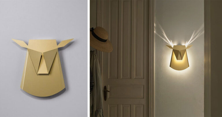 Αυτά τα έξυπνα επιτοίχια φωτιστικά μετατρέπονται σε ζώα μόλις τα ανάψεις.