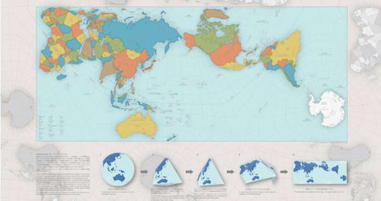 Ο πιο ακριβής χάρτης του πλανήτη με την σωστή σειρά των χωρών.