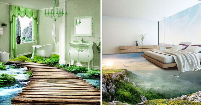 25 πανέμορφα τρισδιάστατα πατώματα που μπορούν να μεταμορφώσουν κάθε χώρο