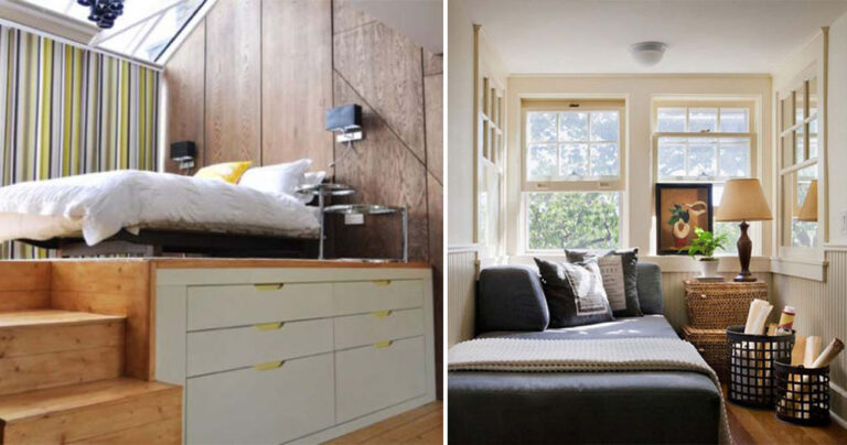 15 υπέροχες ιδέες διακόσμησης για μικροσκοπικά υπνοδωμάτια