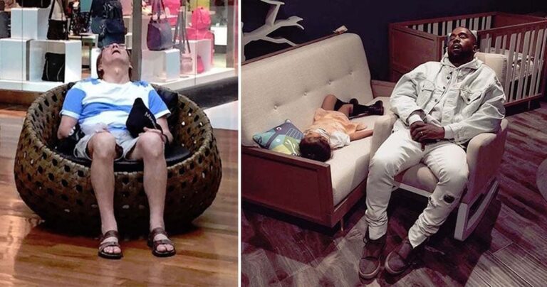 16 αβοήθητοι άντρες που περιμένουν τις γυναίκες τους στα μαγαζιά