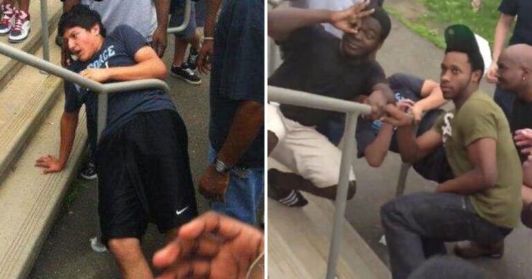 Έφηβος σφήνωσε σε κάγκελα και αντί να τον βοηθήσουν έβγαζαν selfies.