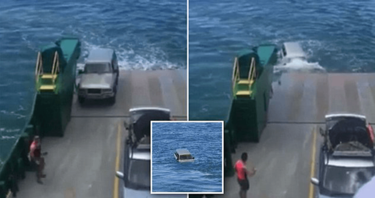 Ξέχασε να βάλει χειρόφρενο και είδε το αμάξι του να κάνει βουτιά στην θάλασσα.