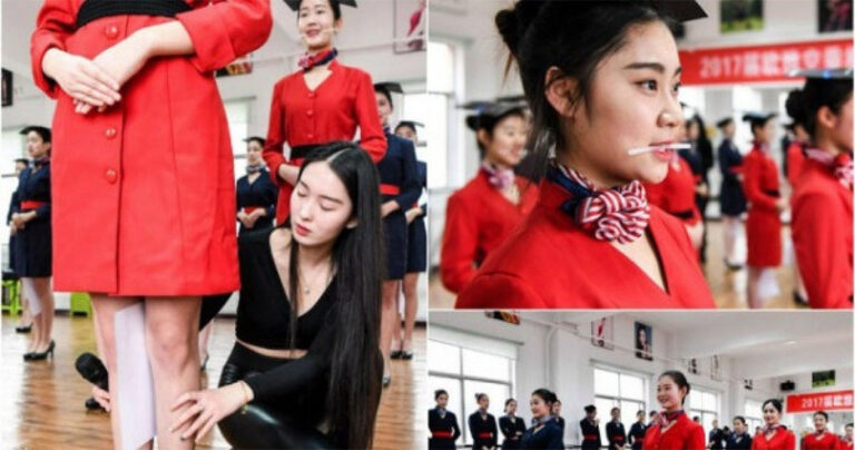 Έτσι γίνεται η εκπαίδευση των αεροσυνοδών στην Κίνα
