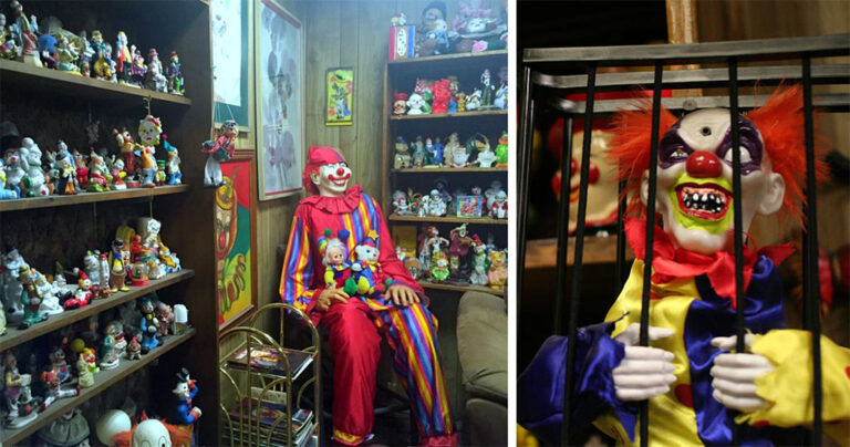 Θα μπορούσατε να κοιμηθείτε σε αυτό το μοτέλ γεμάτο με κλόουν;