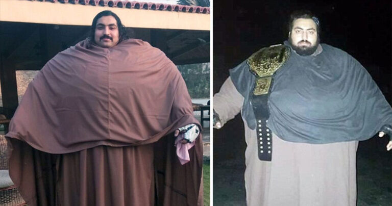 Ο 25χρονος «Πακιστανός Χαλκ» έχει ύψος 1.90 και ζυγίζει 435 κιλά