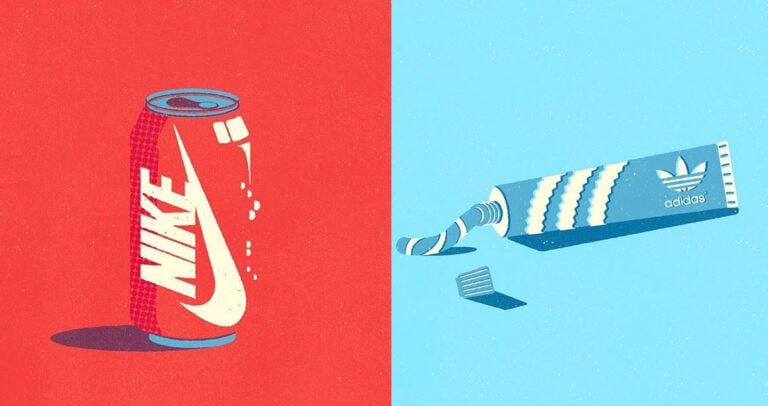 Καλλιτέχνης ενώνει γνωστές μάρκες σε σκίτσα με πολύ φαντασία