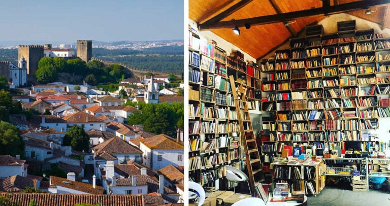 Μικρή πόλη στην Πορτογαλία έχει μεταμορφωθεί σε ατελείωτο βιβλιοπωλείο