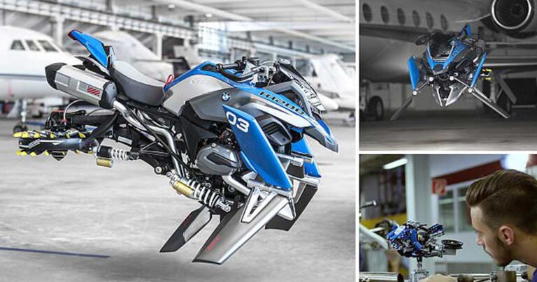 Η BMW παρουσίασε πρωτότυπο ιπτάμενης μηχανής κατασκευασμένη από LEGO