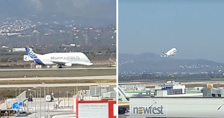 Η αναχώρηση ενός από τα 5 μεγαλύτερα αερόπλανα του κόσμου στο Ελευθέριος Βενιζέλος