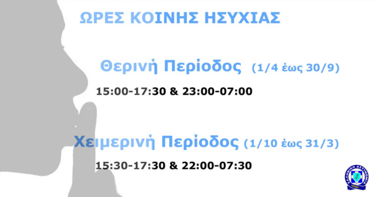 Οι ώρες κοινής ησυχίας και τι γίνεται αν παραβιάζονται