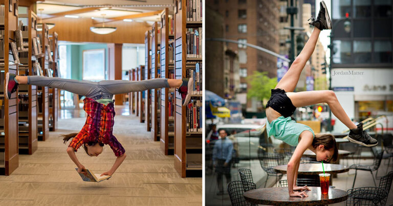 Φωτογράφος απαθανατίζει μικρούς χορευτές στις πιο εξωπραγματικές πόζες στον αέρα