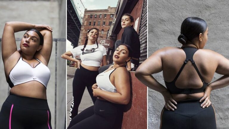 H Nike σπάει τα ταμπού και ντύνει τις plus size γυναίκες με υπέροχα κολάν και μπουστάκια