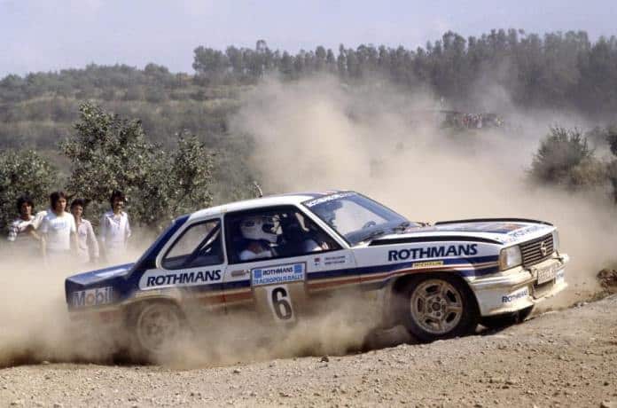 henri toivonen fred gallagher opel ascona 400 acropolis rally 1982