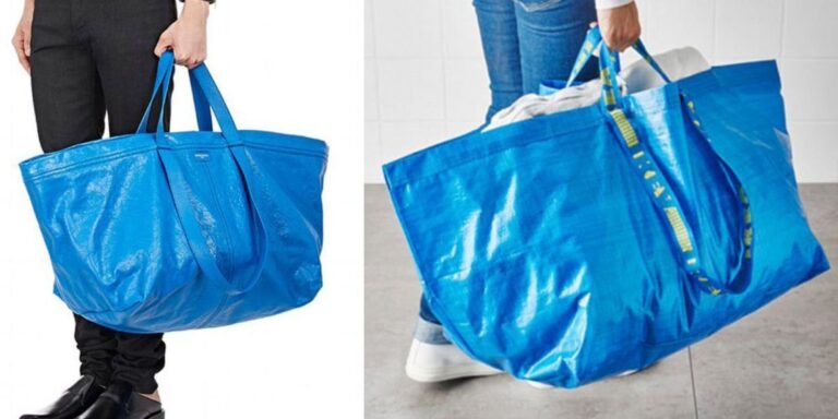 Ο Balenciaga αντέγραψε την τσάντα της ΙΚΕΑ και την πουλά για $2.000